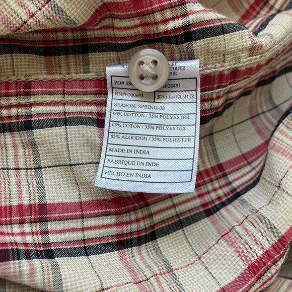 Hurley Plaid Long Sleeve Shirt SZ L NWOT - Picture 8 of 10